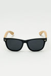 Bamboo wood wayfarer sunglasses 1203-1 b
