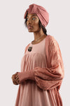 Knotted turban- Dusty Pink