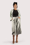 Pleated front pants